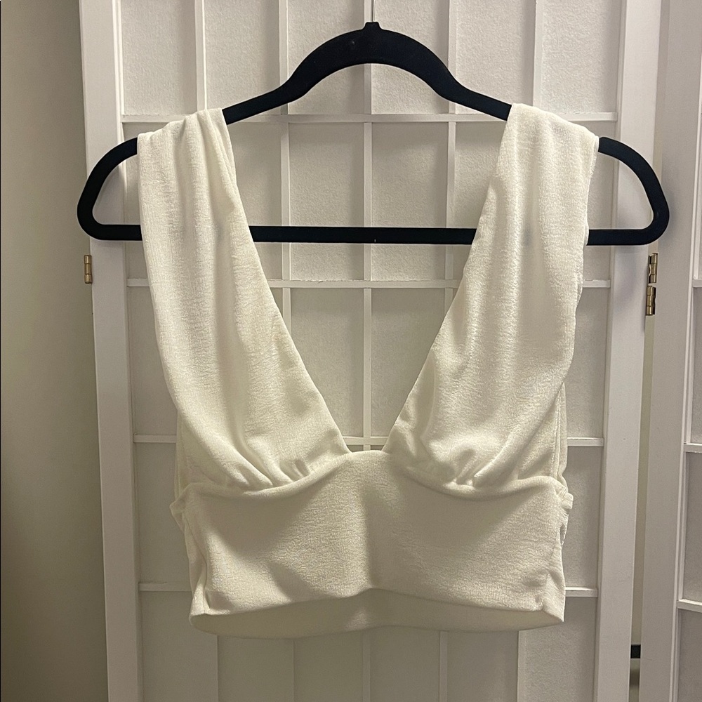 Chic Cream Women's Blouse